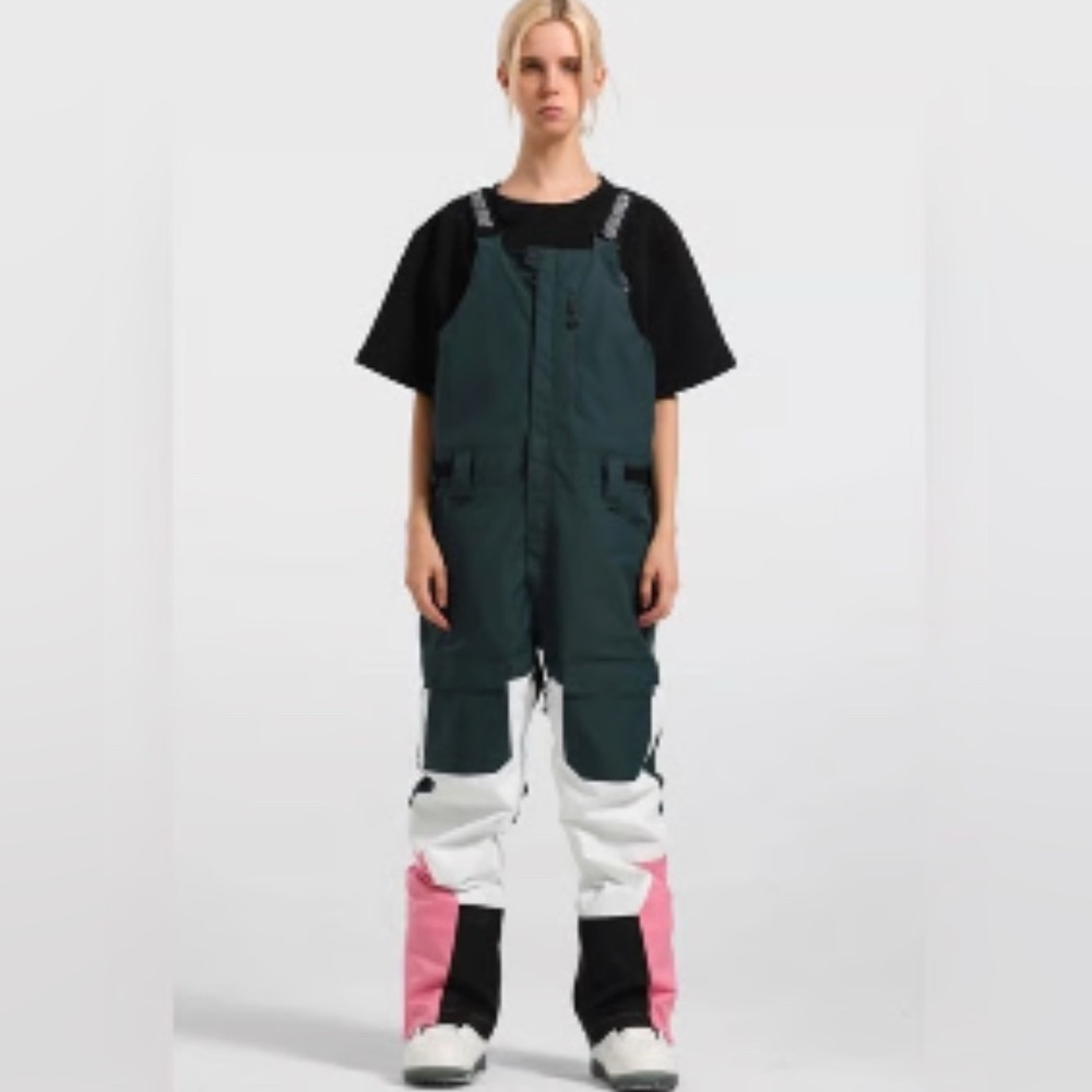 Gsou Snow Colorblock Snow Bib XS